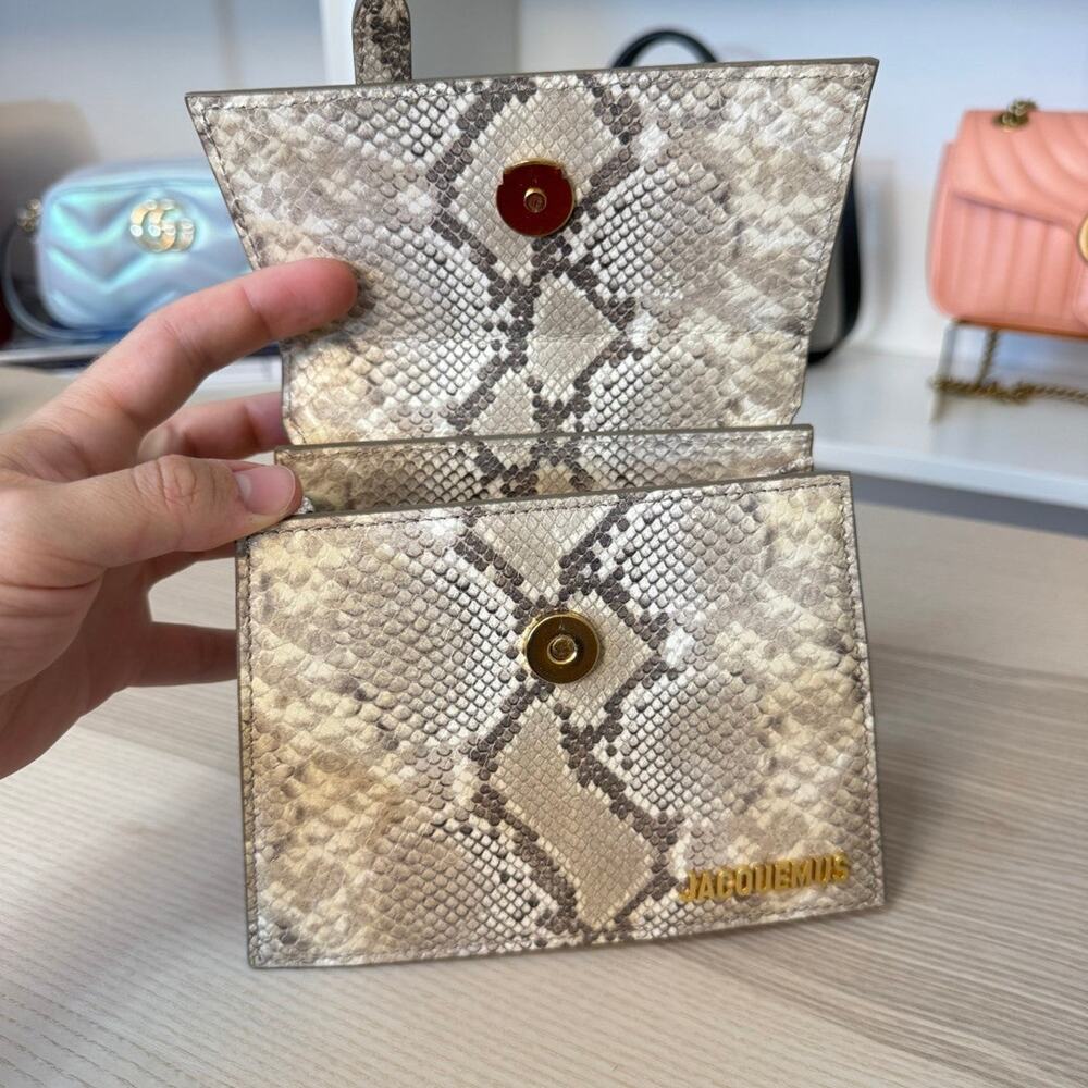 Jacquemus Goatskin Python Embossed Le Chiquito Mo… - image 7